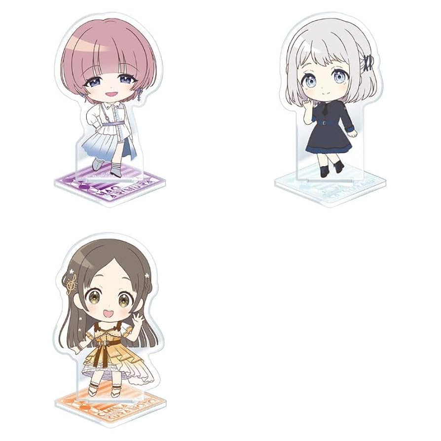 学園アイドルマスターアクリルスタンド 12個セット ふもコレ × 学園アイドルマスター LEDスタンド付きアクリル